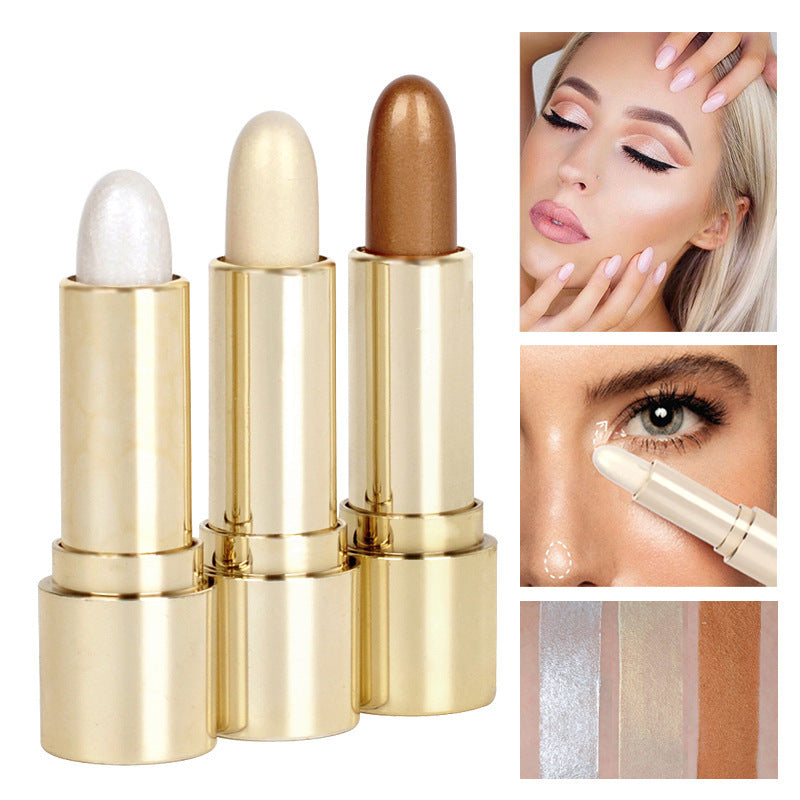 Three-Dimensional Contour and Highlight Stick Eye Shadow Brightening Pen