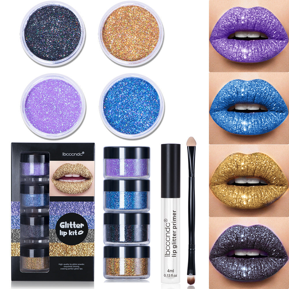 Glitter Lipstick Set for Sparkling Lips