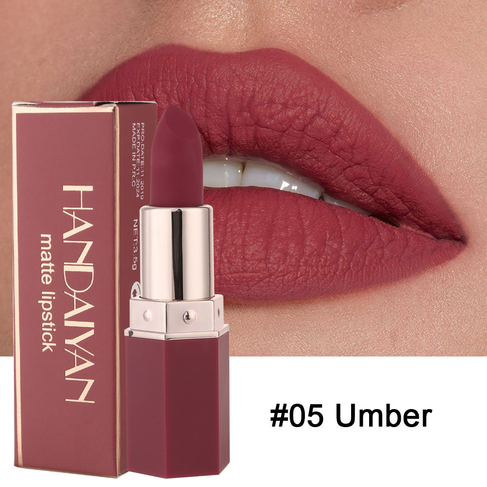 Diane Nourishing Matte Lipstick – 6 Stunning Colors for Bold, Soft Lips