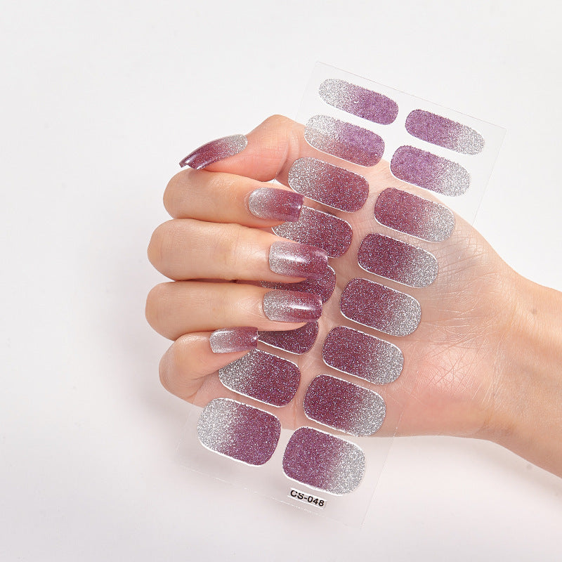 16 Solid Color Nail Stickers for Easy, Trendy Nail Art