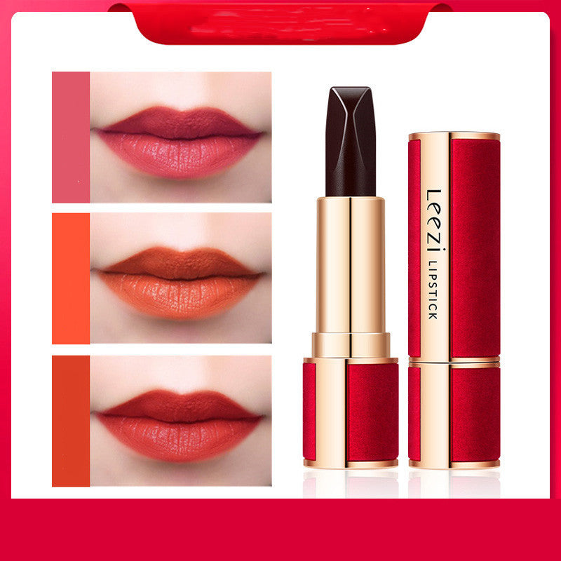 Long-lasting, waterproof, healthy-color lipstick with a nourishing formula.