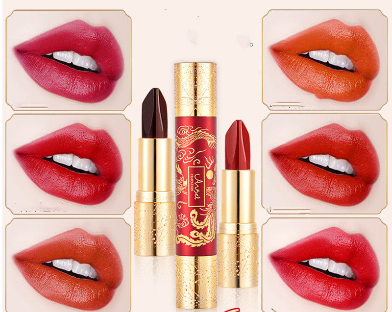 Long-lasting, waterproof, healthy-color lipstick with a nourishing formula.