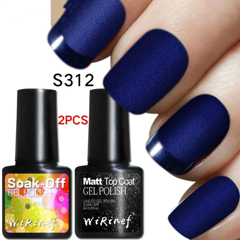 Frosted Seal Combination Nail Polish – Matte and Glossy Finish in One