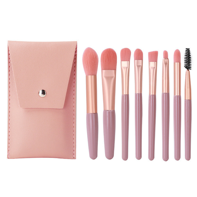 Portable Makeup Brush with Soft Bristles for Flawless Application