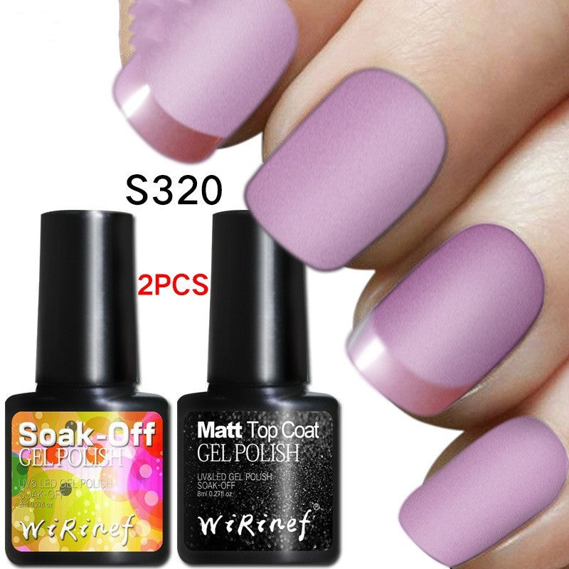 Frosted Seal Combination Nail Polish – Matte and Glossy Finish in One