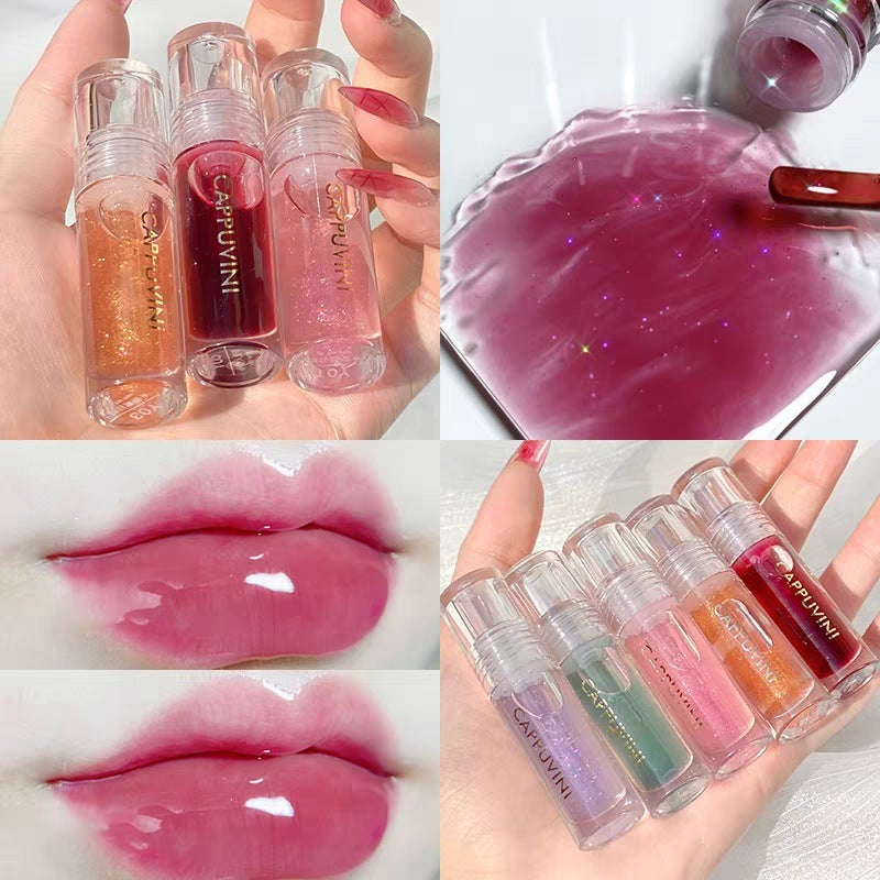 Hydrating Glass Clear Lip Oil for Soft, Moisturized Lips