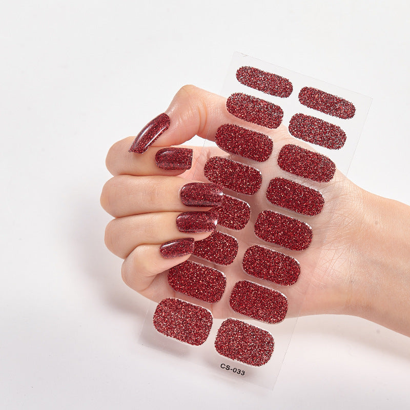 16 Solid Color Nail Stickers for Easy, Trendy Nail Art