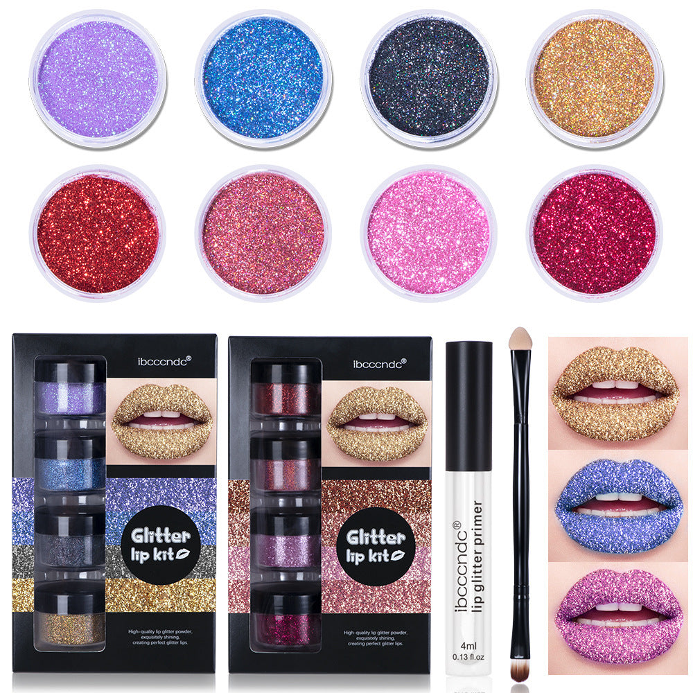 Glitter Lipstick Set for Sparkling Lips