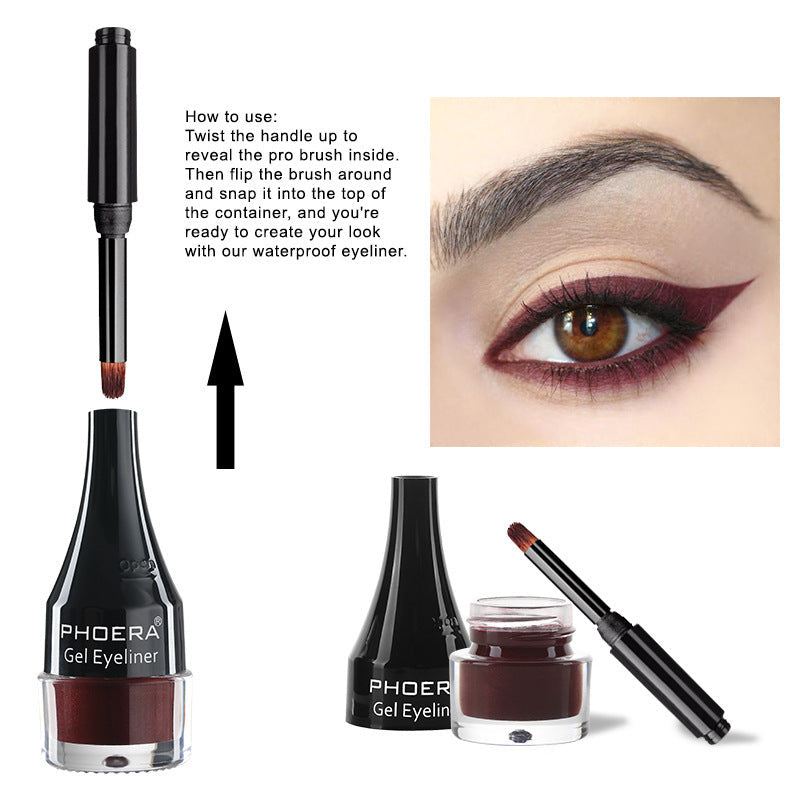 Long-Lasting Gel Eyeliner for Intense, Defined Eyes