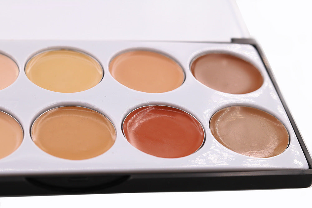 10-Color Professional Concealer Palette for Flawless Coverage