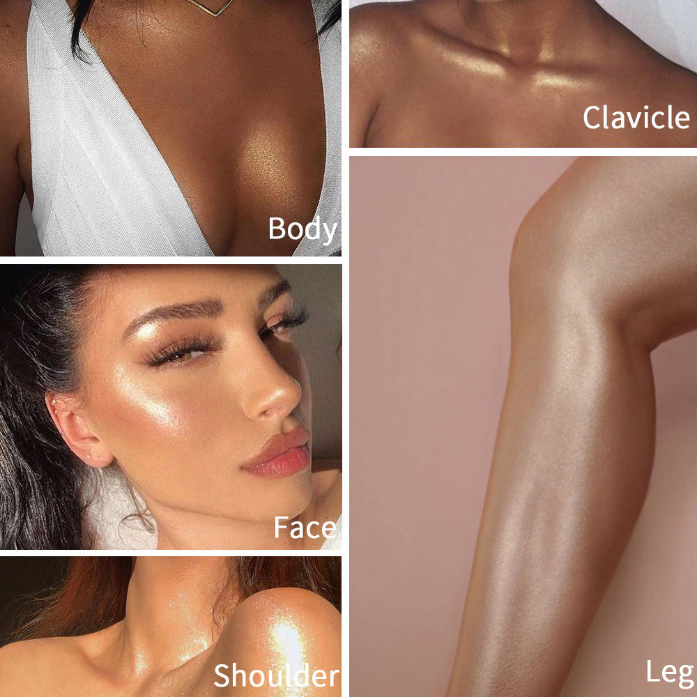 Glow-Boosting Liquid Highlighter – Illuminates Face & Legs with a Stunning Radiance