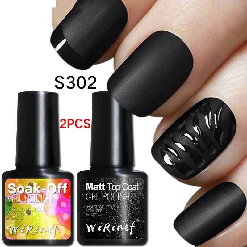 Frosted Seal Combination Nail Polish – Matte and Glossy Finish in One